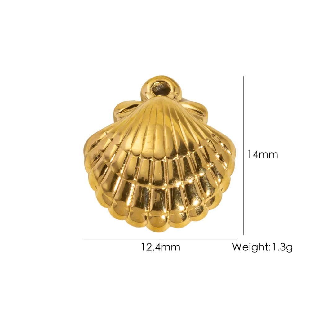 Wholesale Stainless Steel Pendant With Oil Dripping Coconut Tree Pattern Electroplated For Necklace And Bracelet - Image 14