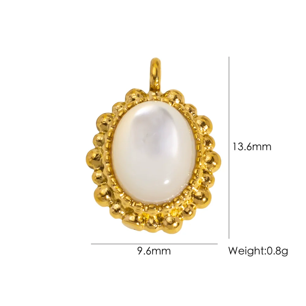 Wholesale Stainless Steel Pendant With Oil Dripping Coconut Tree Pattern Electroplated For Necklace And Bracelet - Image 18