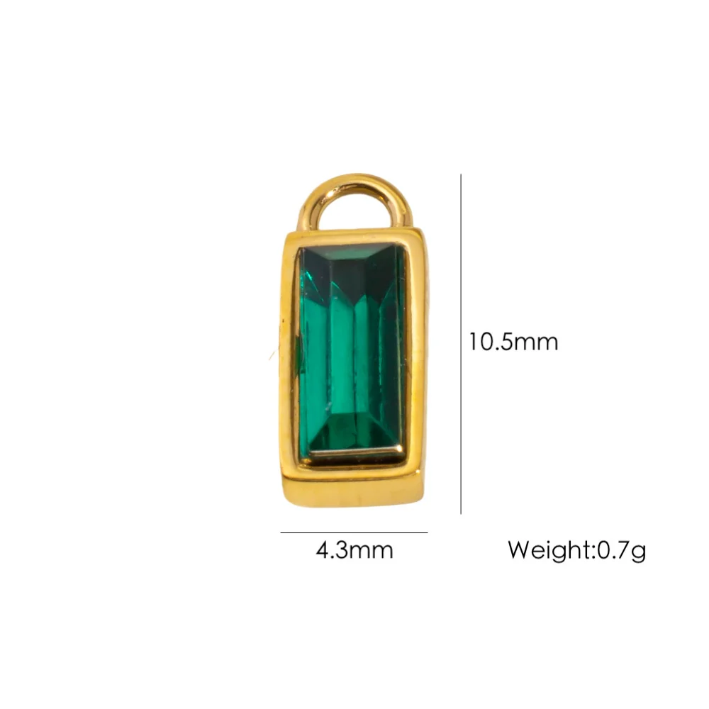 Wholesale Stainless Steel Pendant With Oil Dripping Coconut Tree Pattern Electroplated For Necklace And Bracelet - Image 21