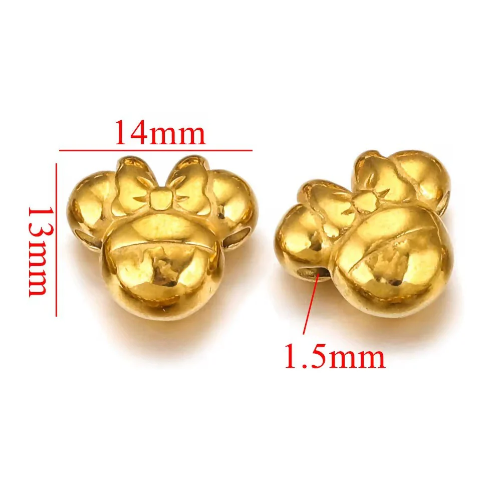 Wholesale Stainless Steel Perforated Round Baroque Style Totem Pattern 18K Gold Plated Spacer Beads For Diy Pendant Necklace And Bracelet Jewelry - Image 17