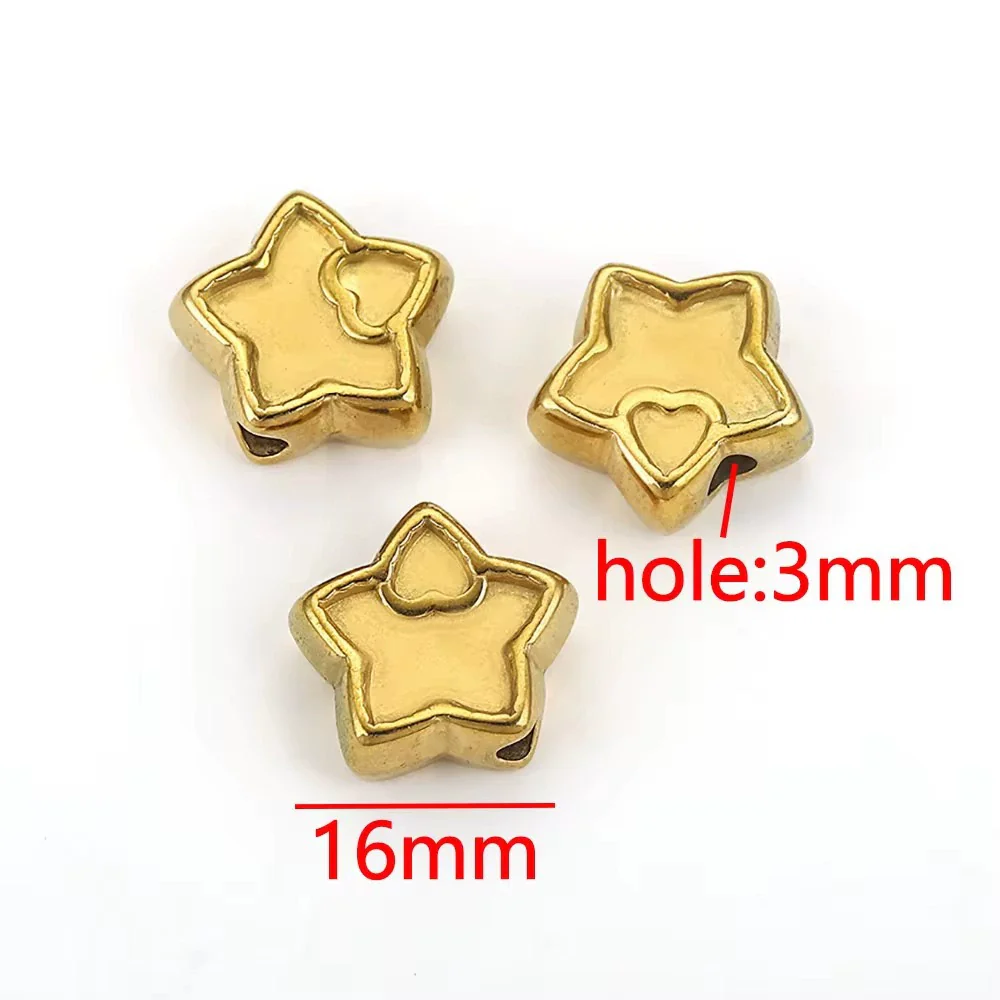 Wholesale Stainless Steel Perforated Round Baroque Style Totem Pattern 18K Gold Plated Spacer Beads For Diy Pendant Necklace And Bracelet Jewelry - Image 7
