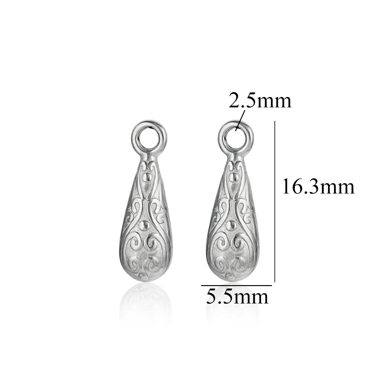 Wholesale Stainless Steel Round Pendant Necklace Accessories Electroplated 18K Gold Color Diy Jewelry - Image 10
