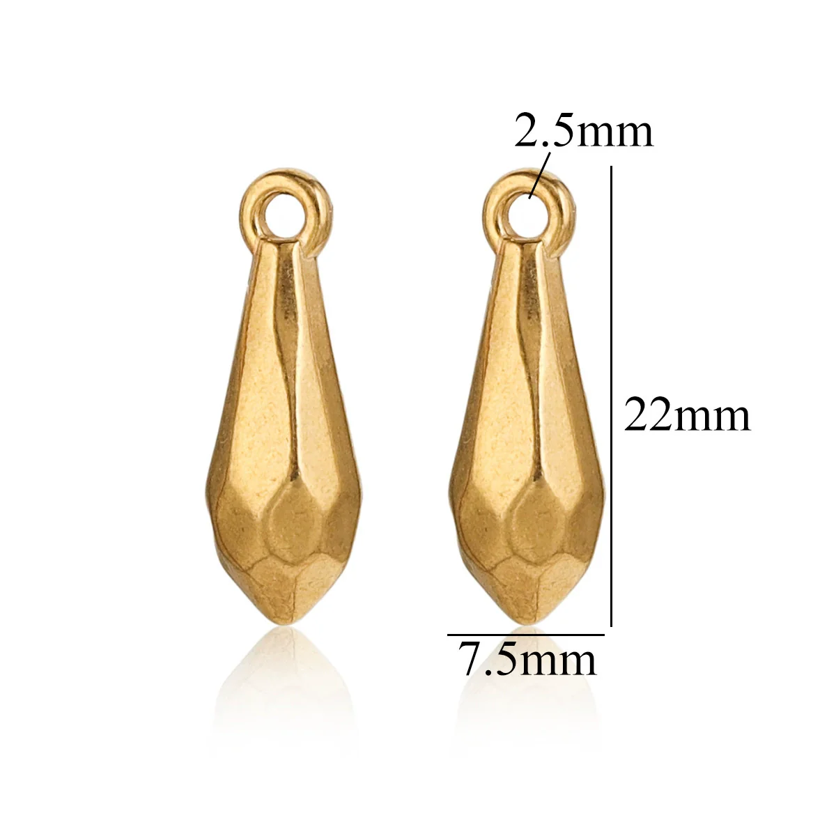 Wholesale Stainless Steel Round Pendant Necklace Accessories Electroplated 18K Gold Color Diy Jewelry - Image 7