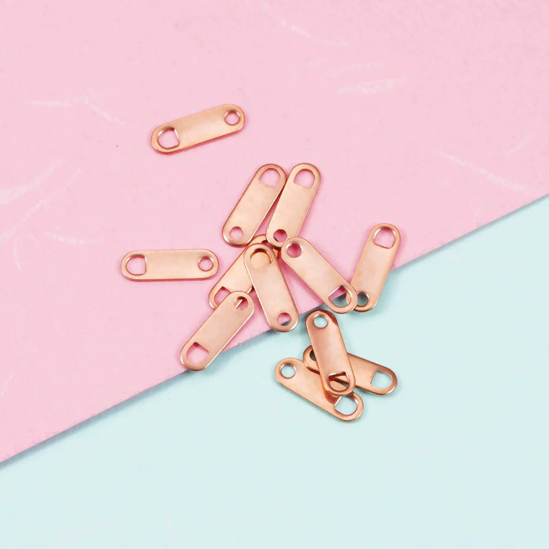 Wholesale Stainless Steel Simple Geometric Style Electroplated Bracelet Necklace Chain Pendant Diy Accessories - Image 8