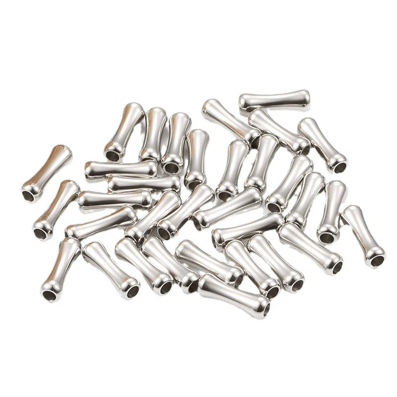 Wholesale Stainless Steel Slub Beaded Handmade Necklace Accessories - Image 5