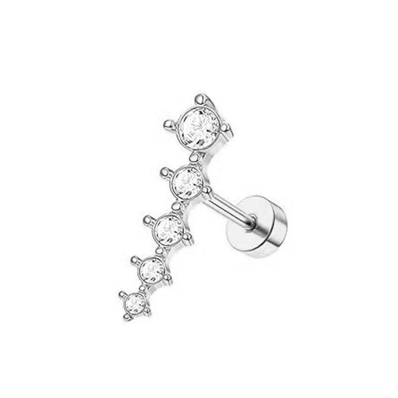 Wholesale Stainless Steel Star Shape Ear Nail Piercing Jewelry - Image 14