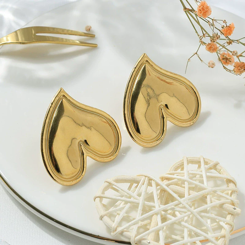 Wholesale Stainless Steel Sweet Heart Shape Ring With Electroplating - Image 4