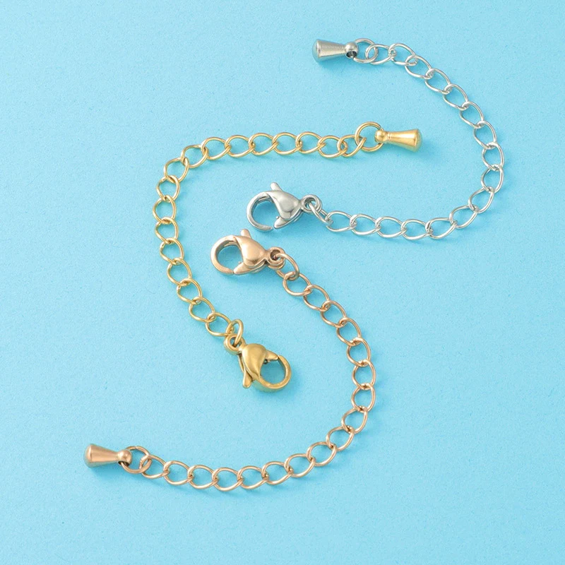 Wholesale Stainless Steel Tail Chain Jewelry Accessories With Doubleheaded Lobster Buckle And Electroplating Process - Image 2