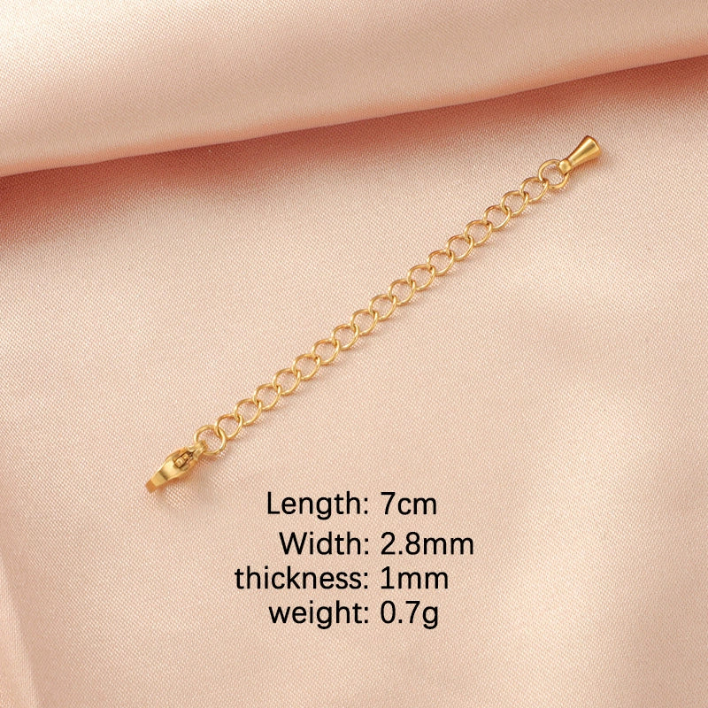 Wholesale Stainless Steel Tail Chain Jewelry Accessories With Doubleheaded Lobster Buckle And Electroplating Process - Image 7