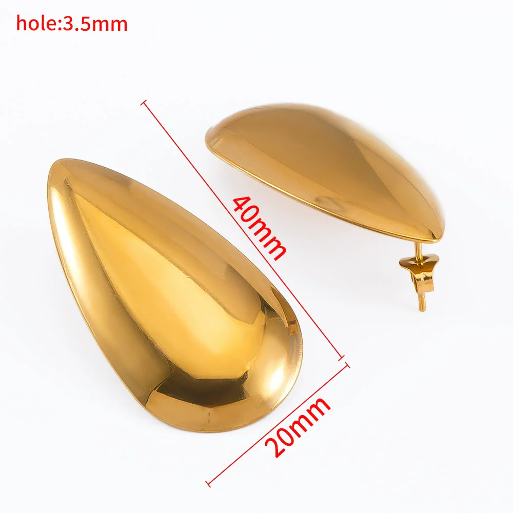Wholesale Stainless Steel Titanium Steel Earrings With Conch Love Pattern Electroplating For Female Light Luxury Fashion Style - Image 19
