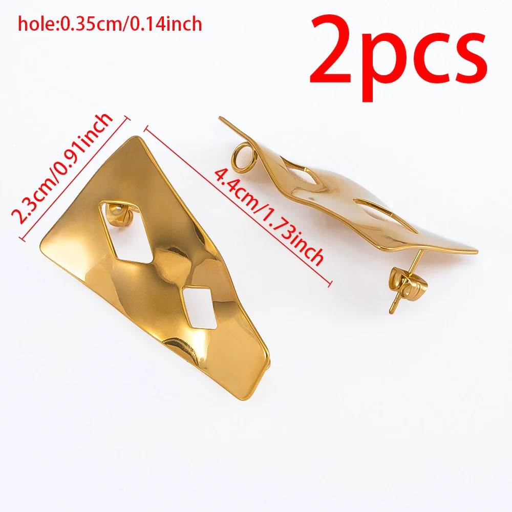 Wholesale Stainless Steel Titanium Steel Earrings With Conch Love Pattern Electroplating For Female Light Luxury Fashion Style - Image 35