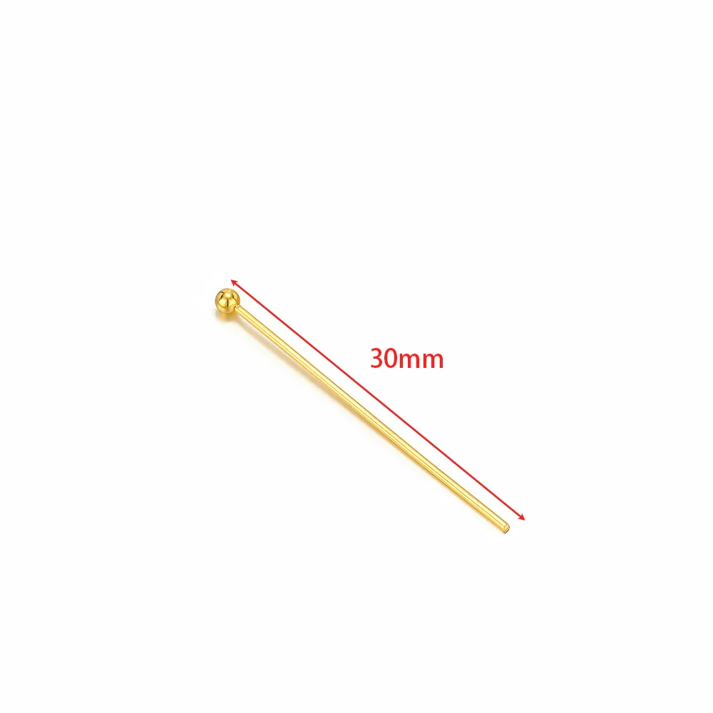Wholesale Stainless Steel Vacuum Goldplated Simple Geometric Glossy Beaded Needle Earrings Fashion Accessories - Image 25