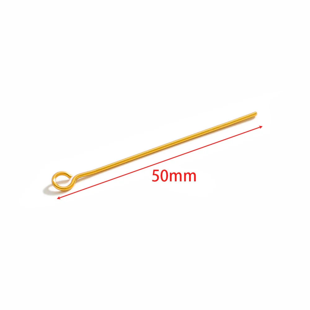 Wholesale Stainless Steel Vacuum Goldplated Simple Geometric Glossy Beaded Needle Earrings Fashion Accessories - Image 9