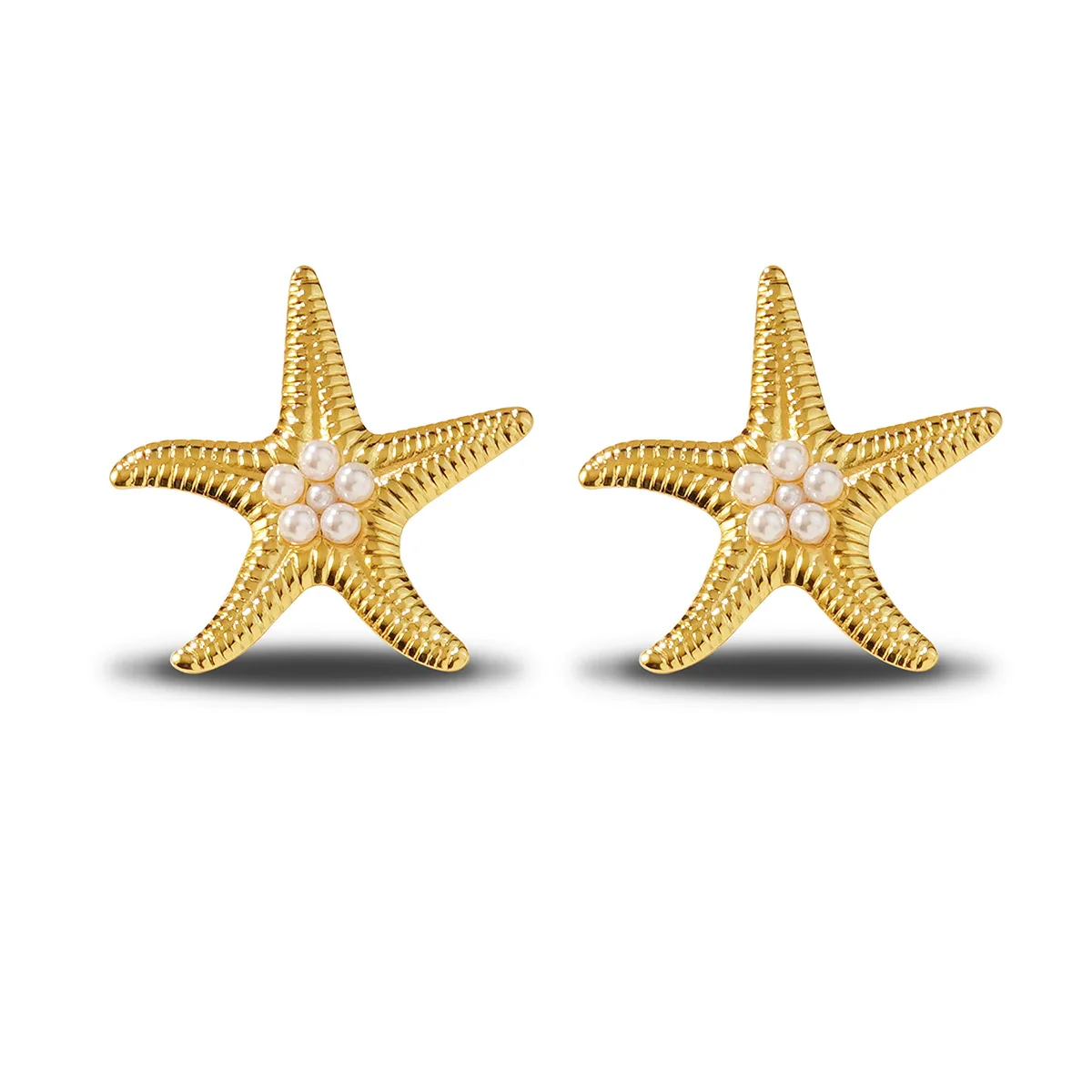 Wholesale Stamped Light Luxury Animal Shaped Pearl Stainless Steel Earrings For Women - Image 5