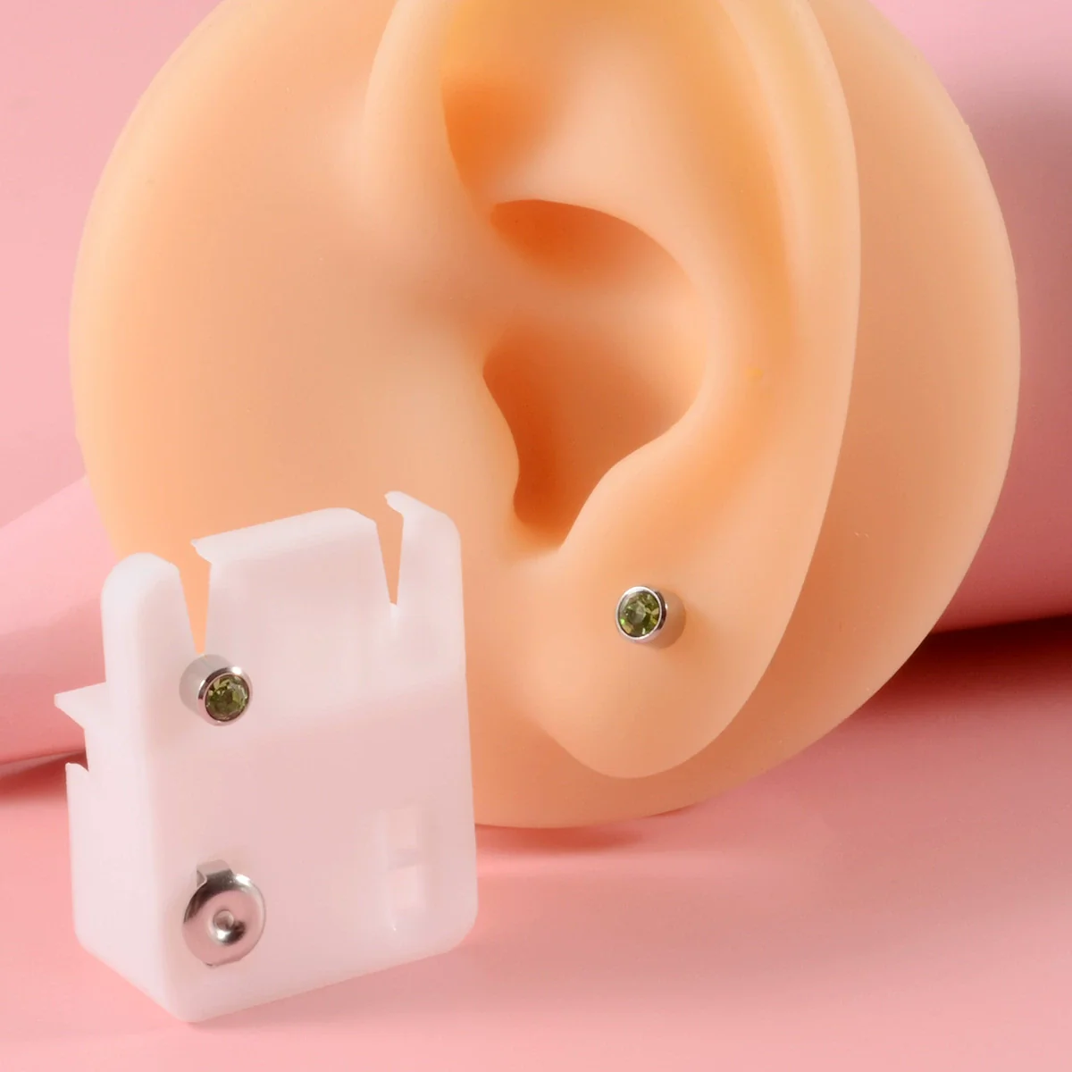 Wholesale Stud Earrings 304 Stainless Steel Geometric Czech Diamond 24K Real Gold Plated Nickelfree Ethylene Oxide Disinfected Unisex - Image 13