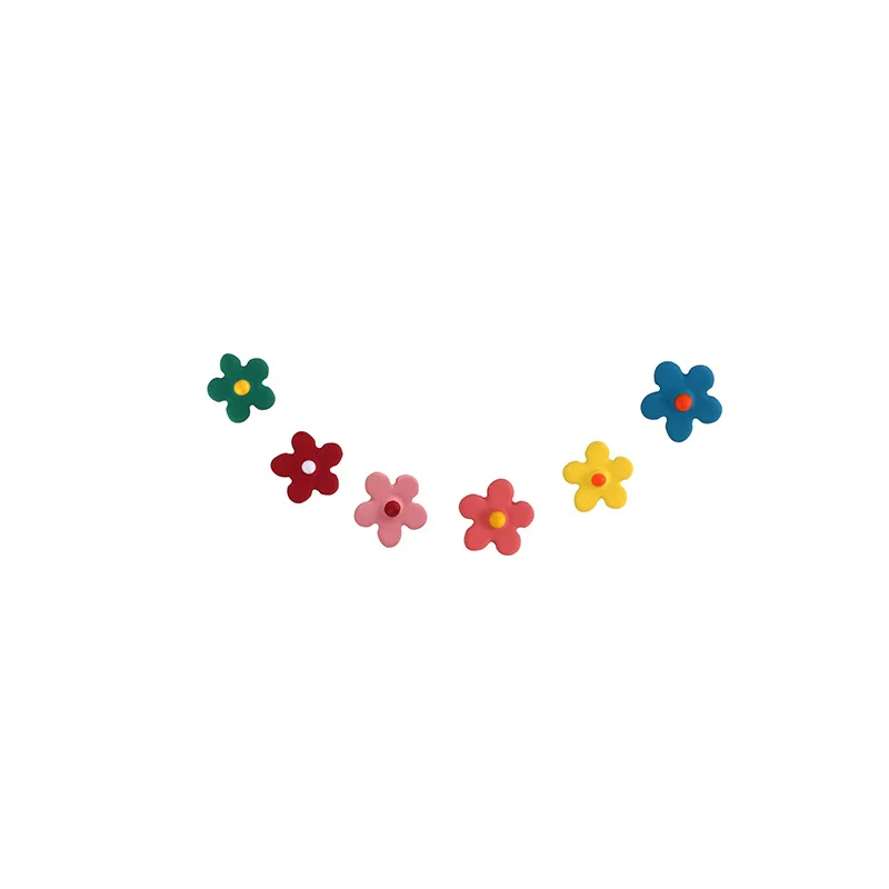 Wholesale Stud Earrings Alloy S925 Silver Needle Flower Style Electroplated For Women - Image 3