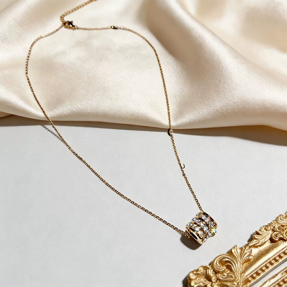 Wholesale Sweet Girls Jewelry Set With Small Waist Pattern Made Of Titanium Steel Featuring Electroplating And Simple Geometric Design