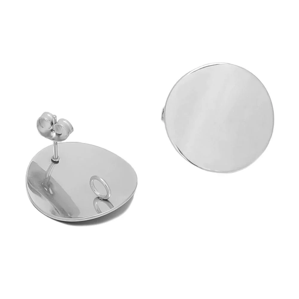 Wholesale Tassel Earrings Stainless Steel Geometric Rhombic Round Irregular Electroplated - Image 16