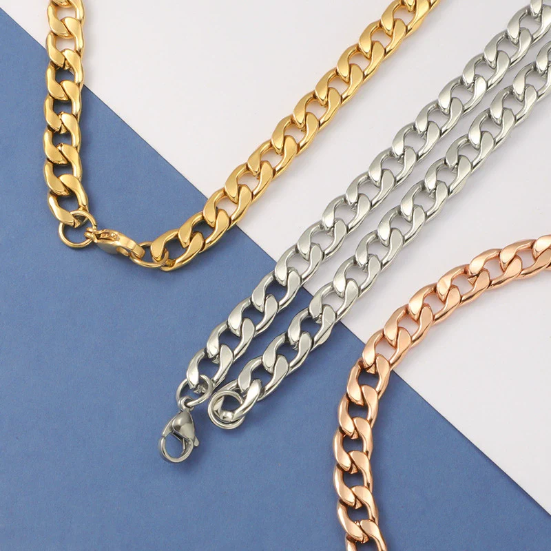 Wholesale Titanium Steel And Stainless Steel Cross Ushape Hip Hop Style Necklace For Men And Women - Image 3