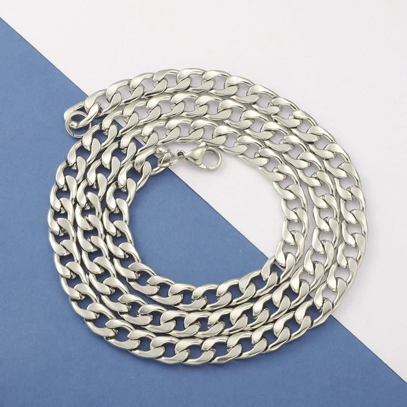 Wholesale Titanium Steel And Stainless Steel Cross Ushape Hip Hop Style Necklace For Men And Women - Image 6