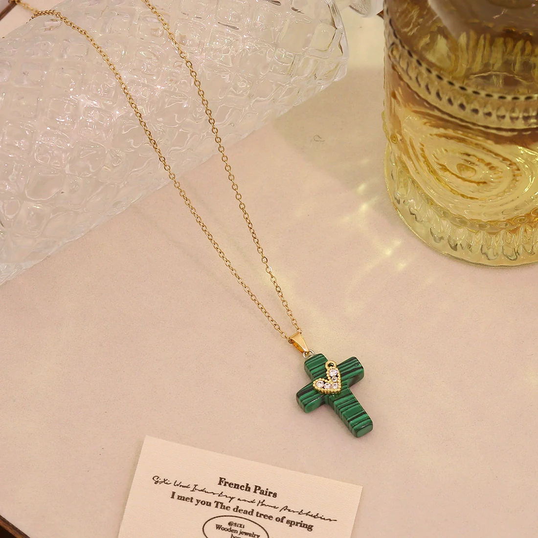 Wholesale Titanium Steel Cross Pendant Necklace Trendy Jewelry In Ins Style - Image 2
