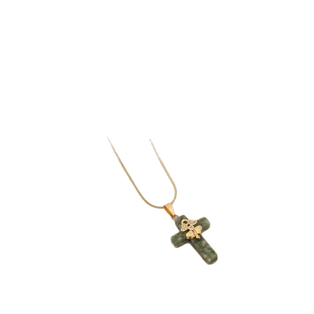Wholesale Titanium Steel Cross Pendant Necklace Trendy Jewelry In Ins Style - Image 5