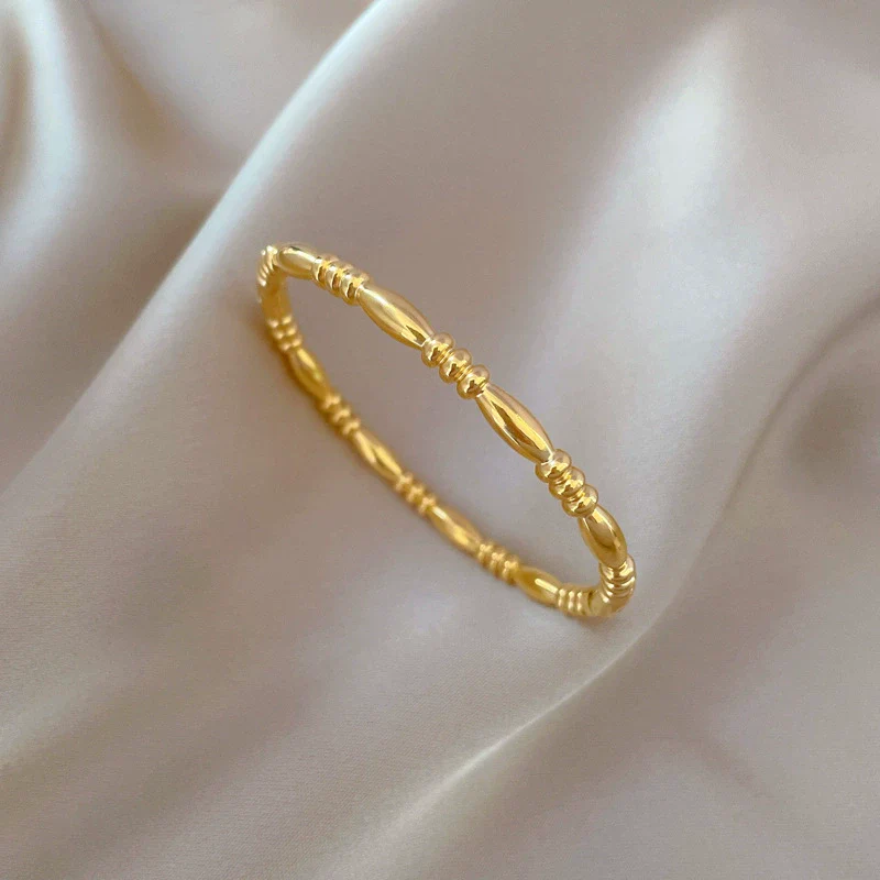 Wholesale Titanium Steel Electroplated Zen Stick Bracelet In Retro Fashion Style - Image 4