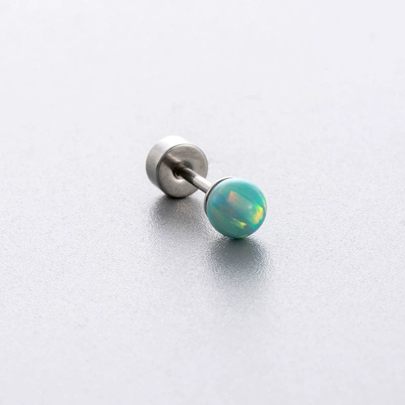 Wholesale Titanium Steel Geometric Little Fresh Style Zirconia Earrings For Women - Image 4