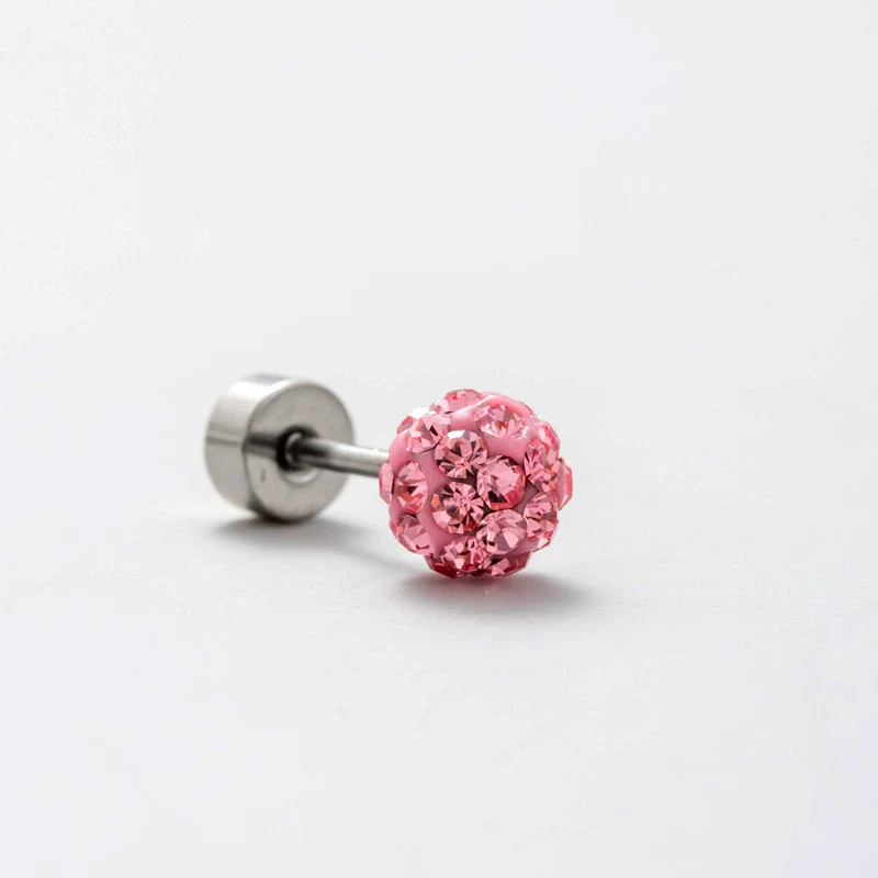 Wholesale Titanium Steel Geometric Simple Style Electroplated Ear Nail For Women - Image 10