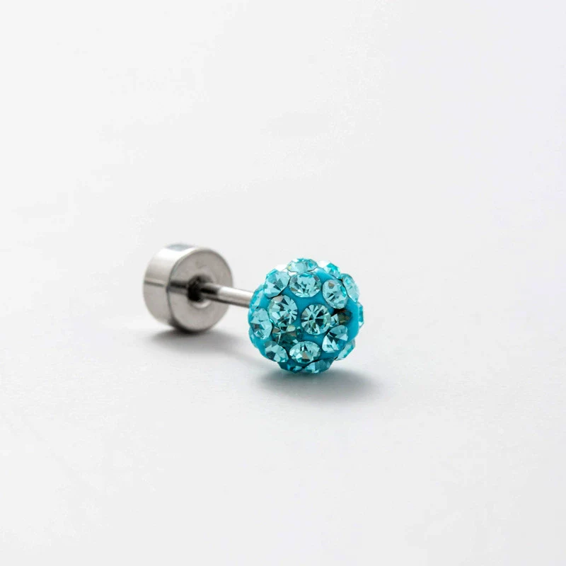Wholesale Titanium Steel Geometric Simple Style Electroplated Ear Nail For Women - Image 6