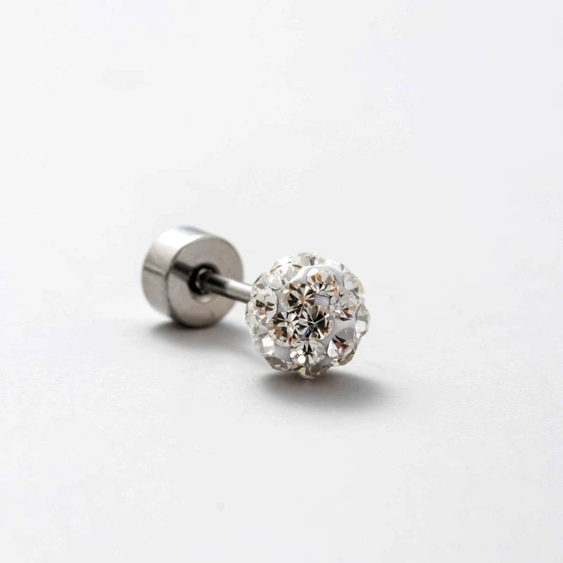 Wholesale Titanium Steel Geometric Simple Style Electroplated Ear Nail For Women - Image 8