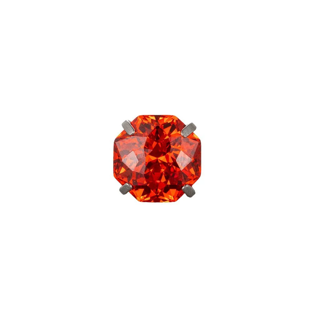 Wholesale Titanium Steel Geometric Sweet Style Zirconia Stud Earrings For Women - Image 4