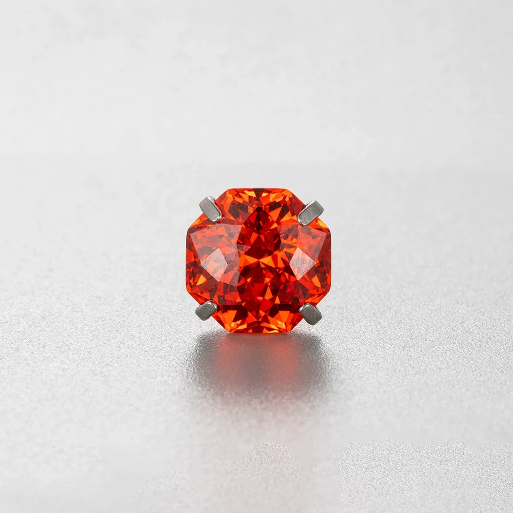 Wholesale Titanium Steel Geometric Sweet Style Zirconia Stud Earrings For Women - Image 9