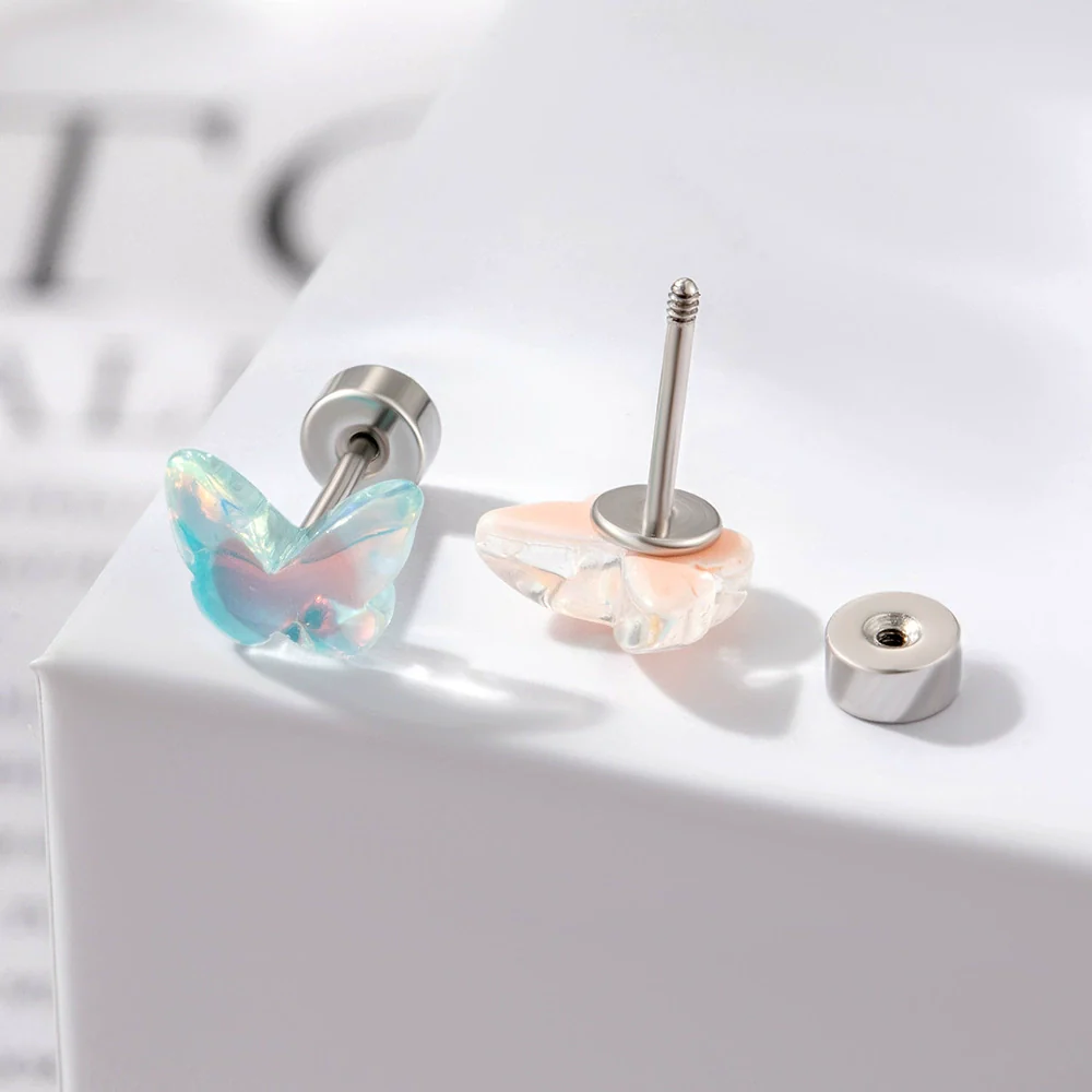 Wholesale Titanium Steel Handmade Animals Zodiac Sweet Style Women's Ear Nail - Image 2