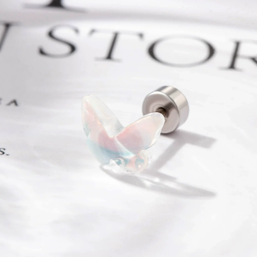 Wholesale Titanium Steel Handmade Animals Zodiac Sweet Style Women's Ear Nail - Image 5