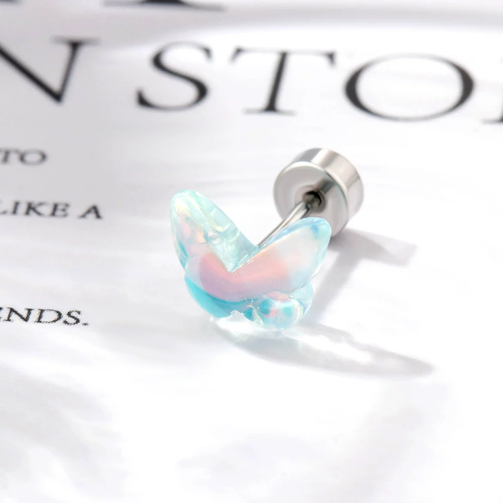 Wholesale Titanium Steel Handmade Animals Zodiac Sweet Style Women's Ear Nail - Image 6