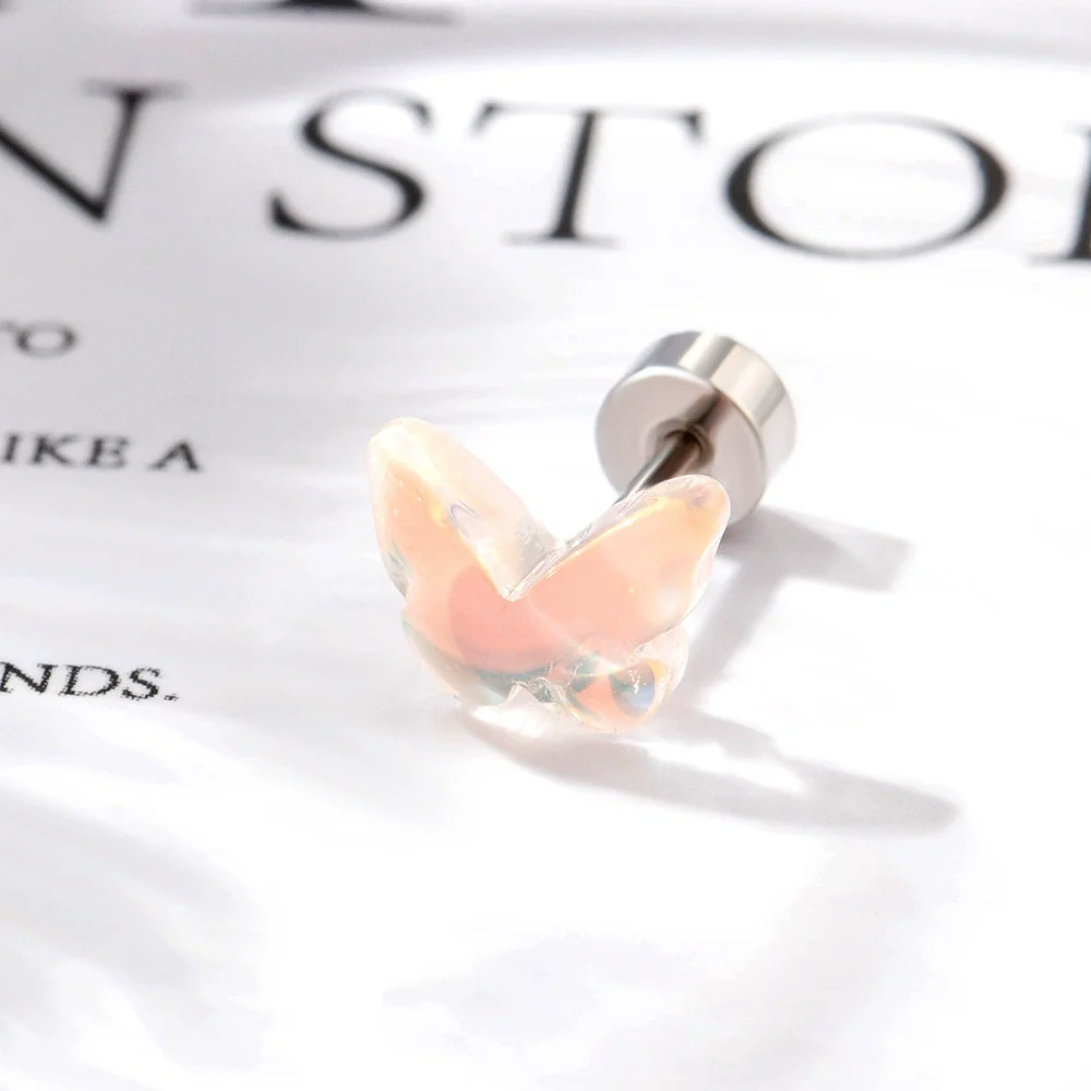 Wholesale Titanium Steel Handmade Animals Zodiac Sweet Style Women's Ear Nail - Image 7