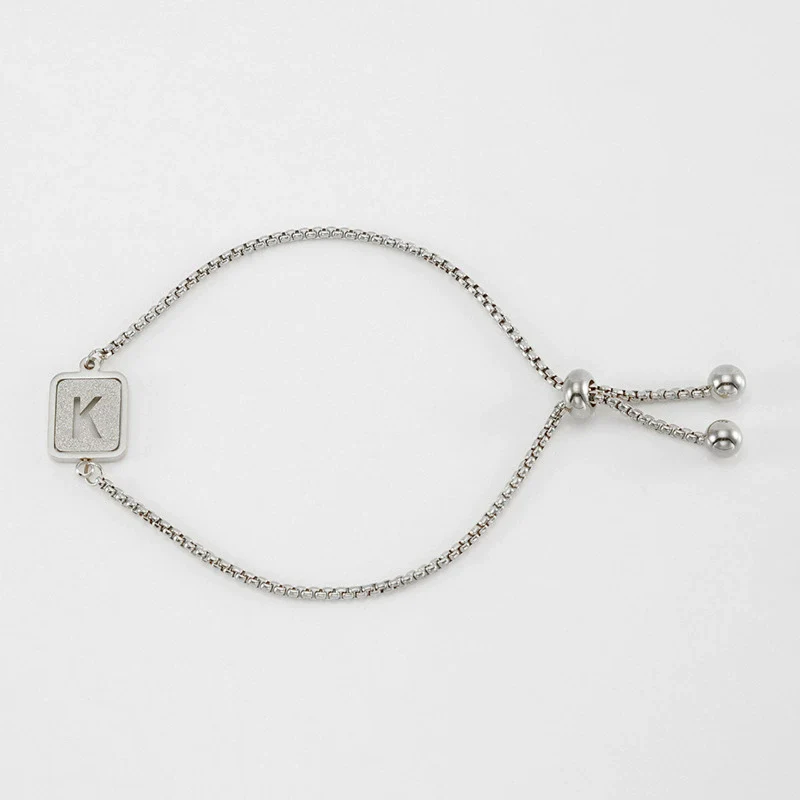 Wholesale 316L Stainless Steel Letter Bracelet For Women With Polishing Treatment - Image 42