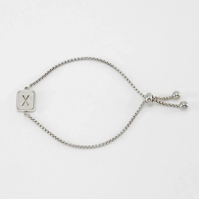 Wholesale 316L Stainless Steel Letter Bracelet For Women With Polishing Treatment - Image 55