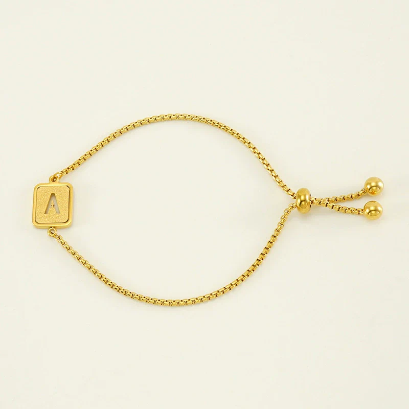 Wholesale 316L Stainless Steel Letter Bracelet For Women With Polishing Treatment - Image 6
