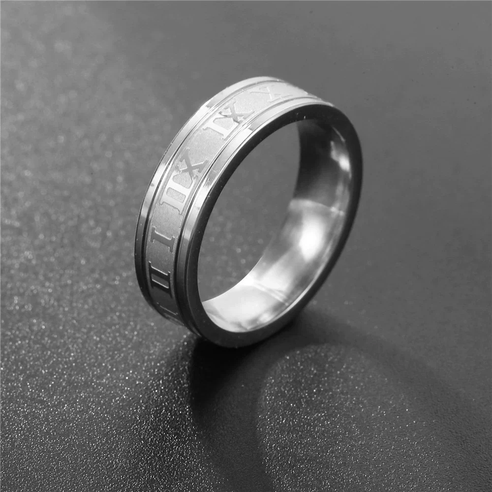 Wholesale Titanium Steel Ring Light Luxury Business Style Heart Shape Real Gold Plated Unisex - Image 10