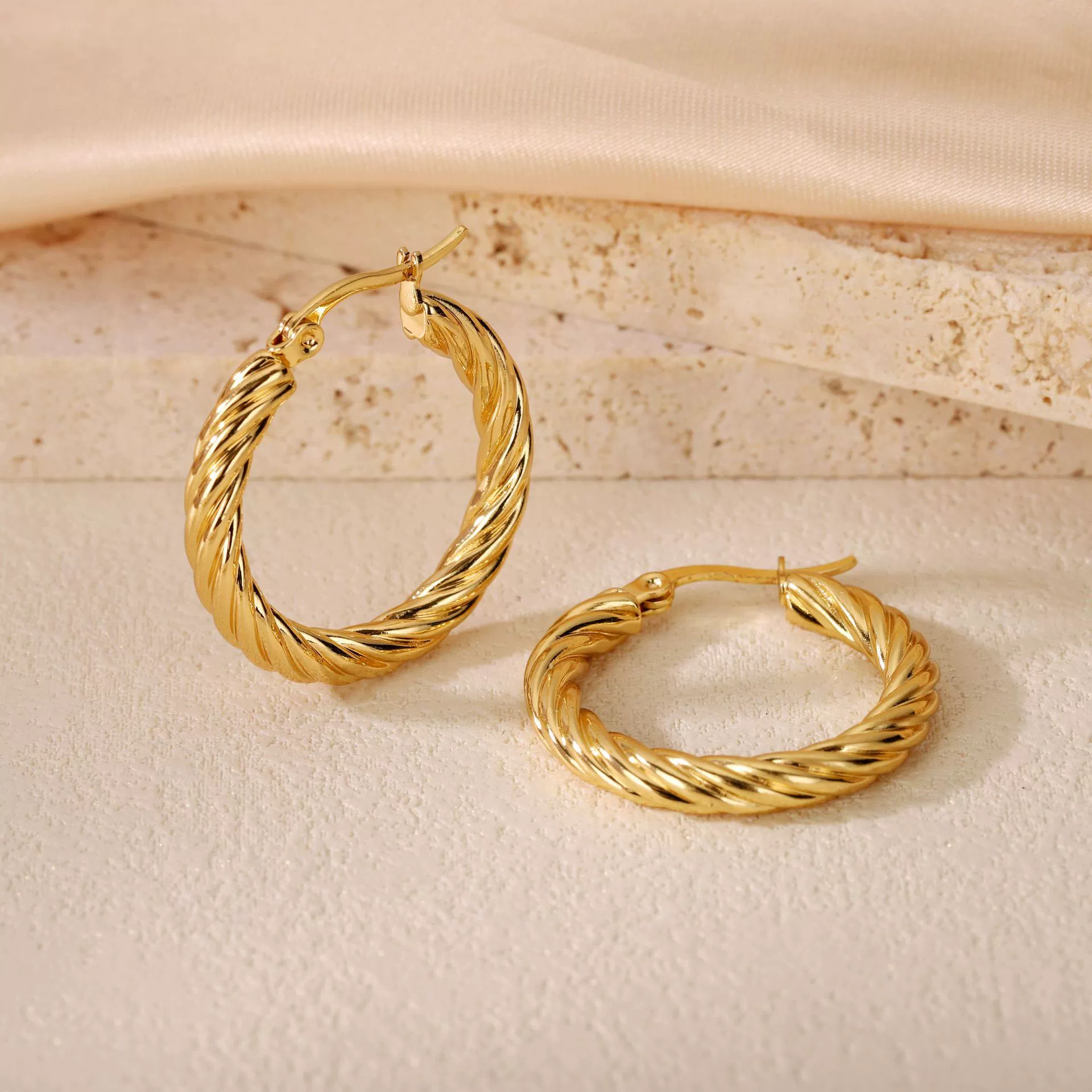 Wholesale Titanium Steel Women's Geometric Earrings Fashion Elegant Stereo Highend Polish Style - Image 18
