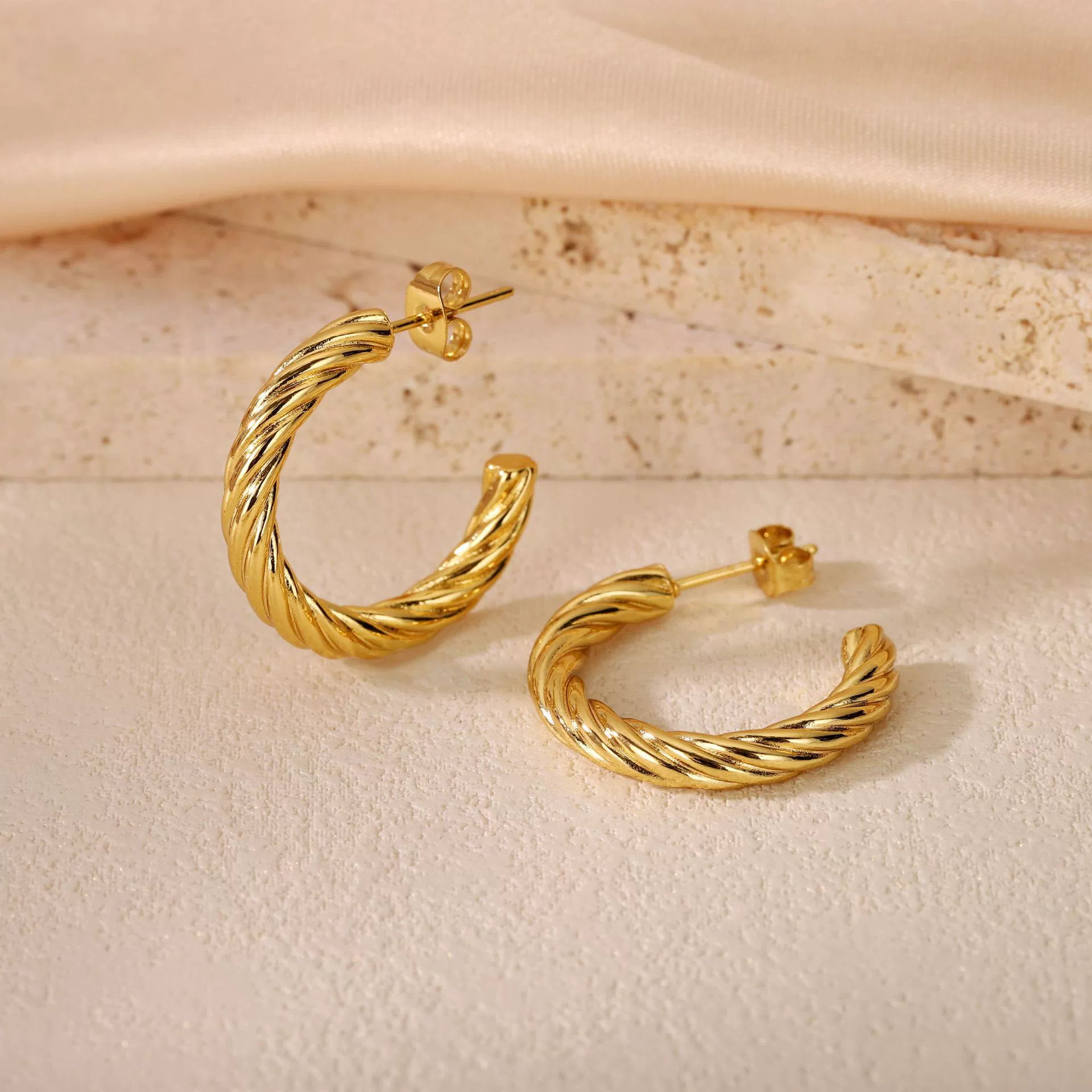 Wholesale Titanium Steel Women's Geometric Earrings Fashion Elegant Stereo Highend Polish Style - Image 49