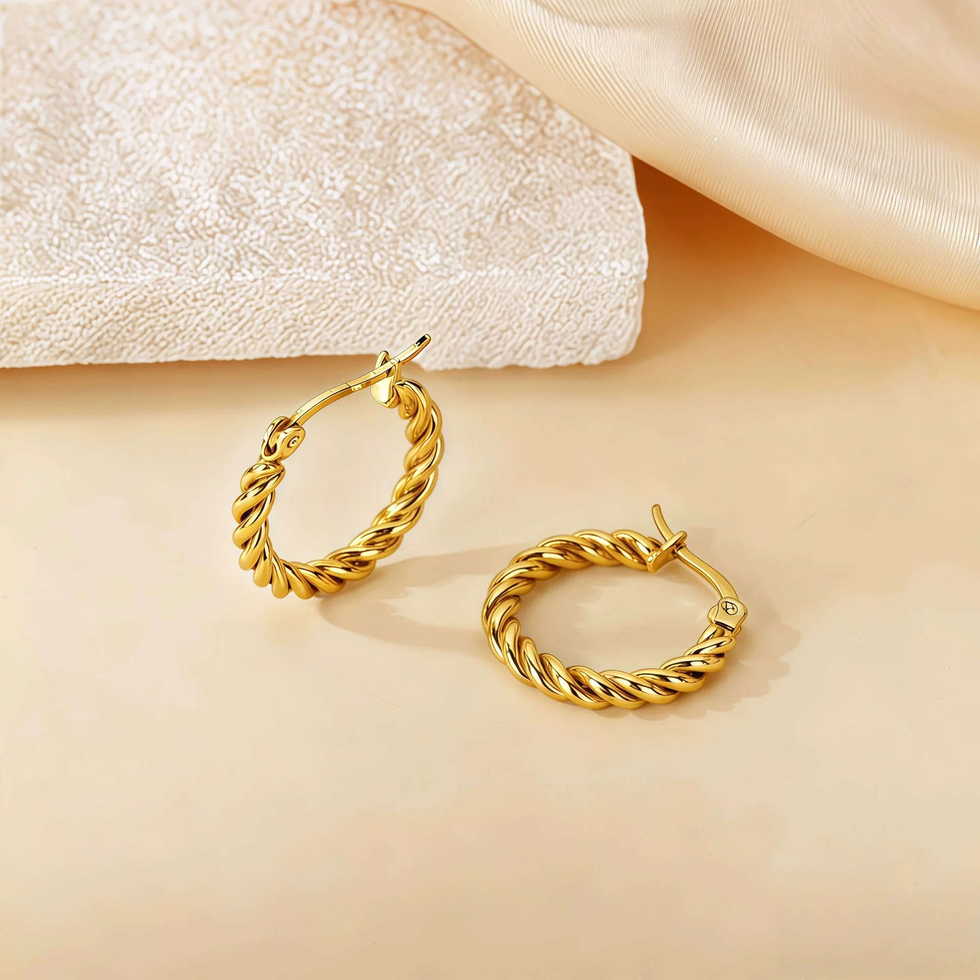 Wholesale Titanium Steel Women's Geometric Earrings Fashion Elegant Stereo Highend Polish Style - Image 7