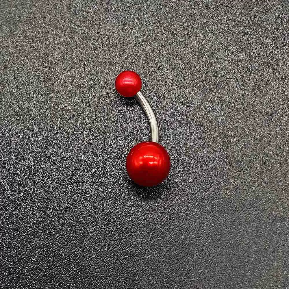 Wholesale Unisex Acrylic Navel Ring Jewelry Stainless Steel Candy Color Round Style - Image 16