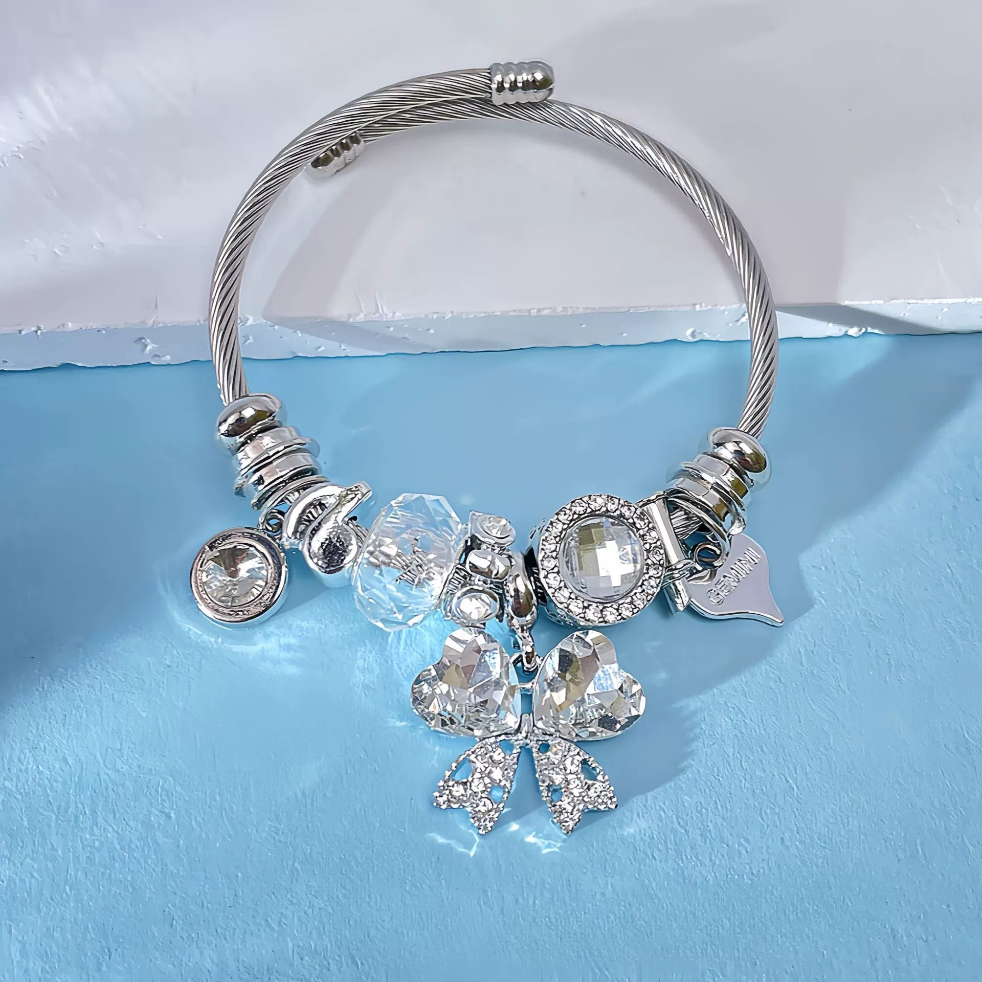 Wholesale Unisex Cartoon Animals Zodiac Zinc Alloy Electroplated Detachable Beaded Bracelet - Image 11