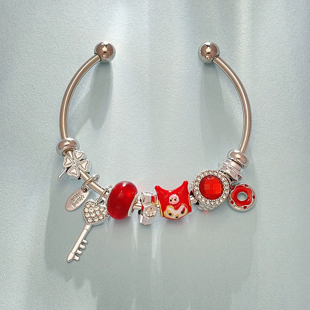 Wholesale Unisex Cartoon Characters Zinc Alloy Electroplated Bracelet Jewelry - Image 15
