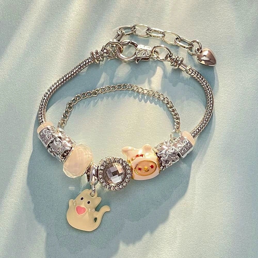 Wholesale Unisex Cartoon Characters Zinc Alloy Electroplated Bracelet Jewelry - Image 18