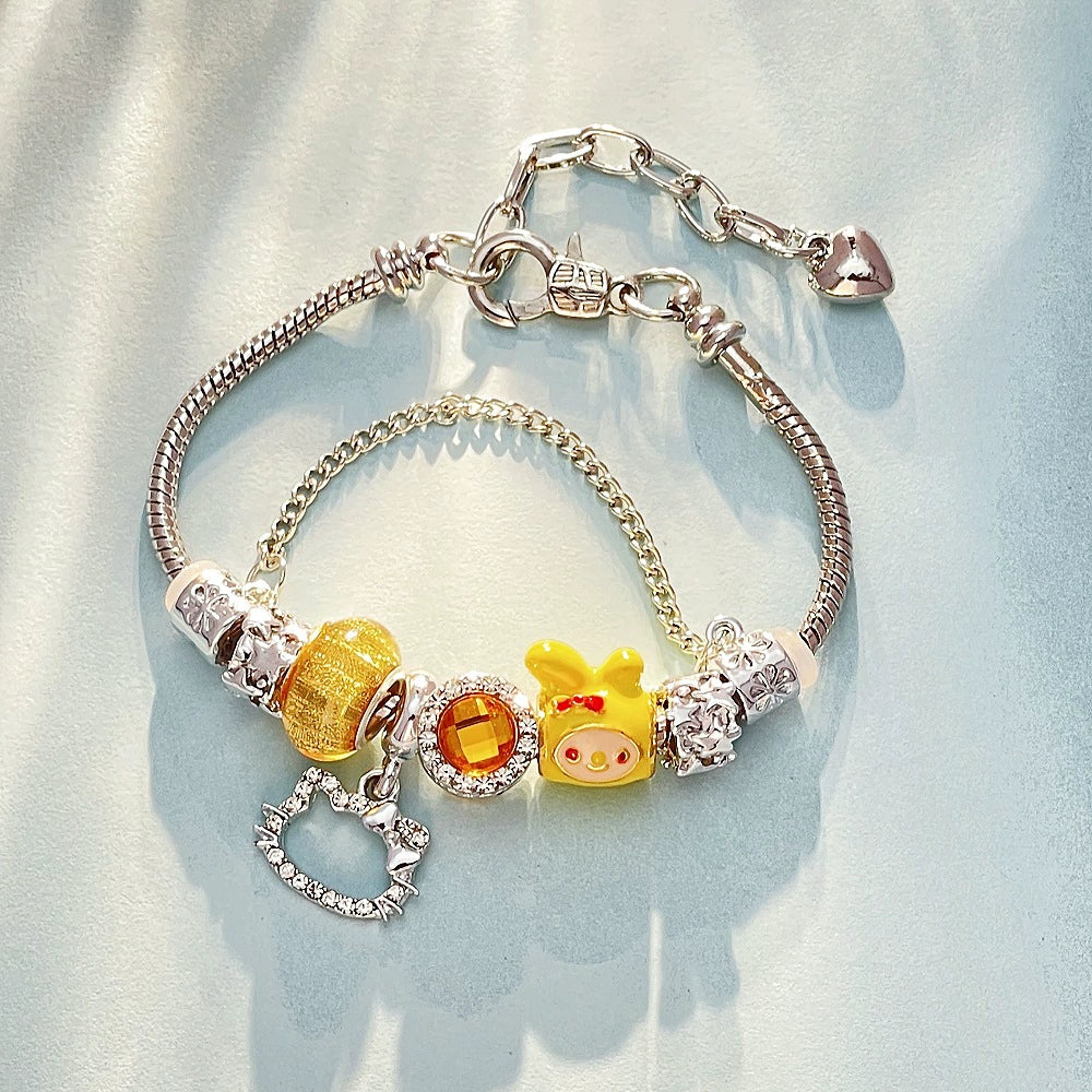 Wholesale Unisex Cartoon Characters Zinc Alloy Electroplated Bracelet Jewelry - Image 22
