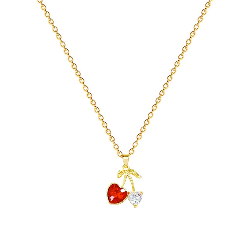Wholesale Unisex Cartoon Geometric Stainless Steel And Copper Full Diamond Necklace - Image 5